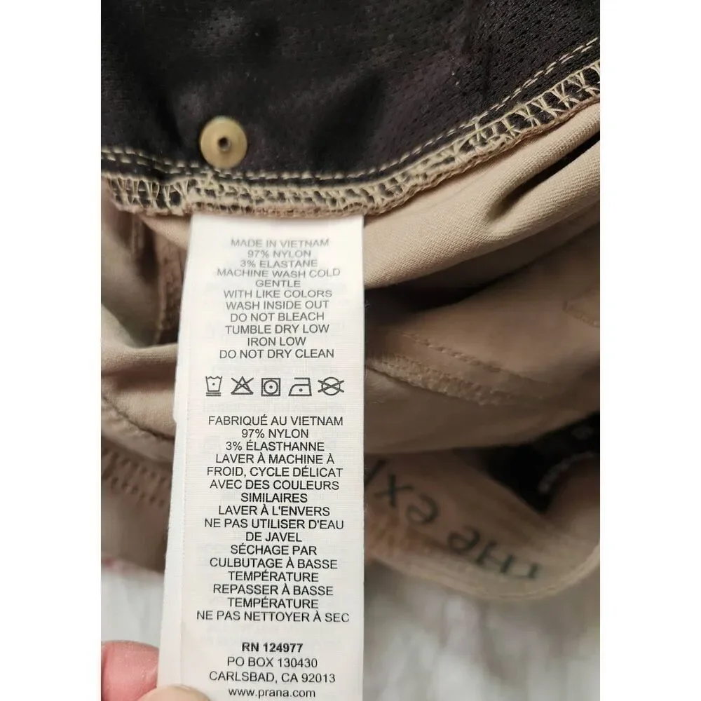 Prana Brion Outdoor Shorts Stretch Size 32